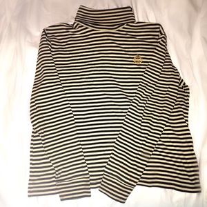 Lauren By Ralph Lauren Striped Turtleneck